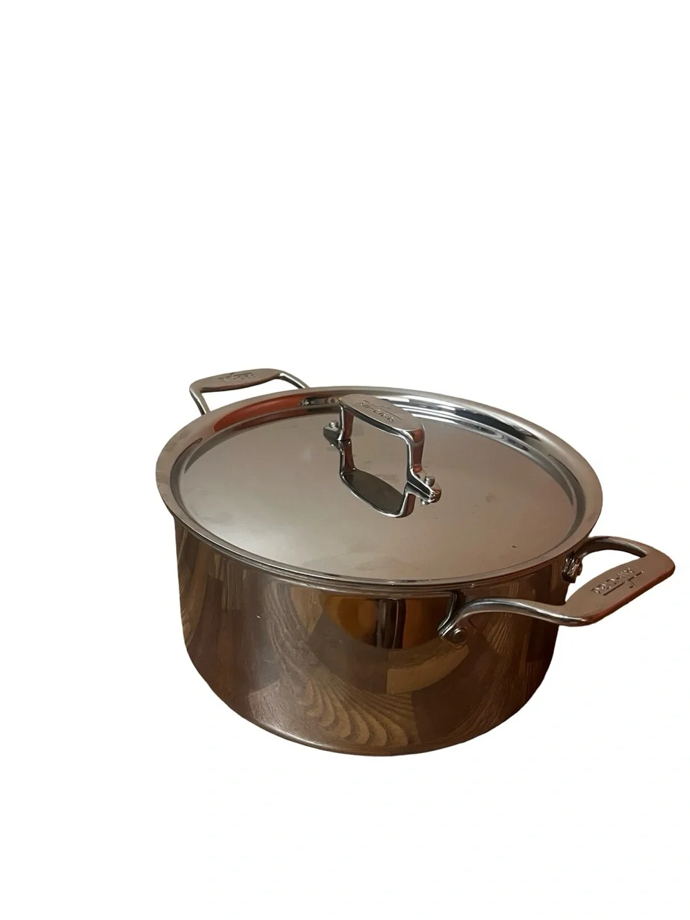 HTF All Clad D5 8Qt Stainless NON-STICK Pot Lid 5-Ply Made USA Soup Stew Braise